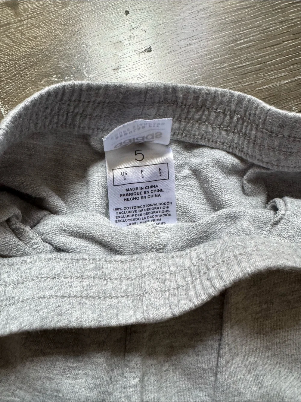 adidas Kids Gray Sweatpants with White Three Stripes